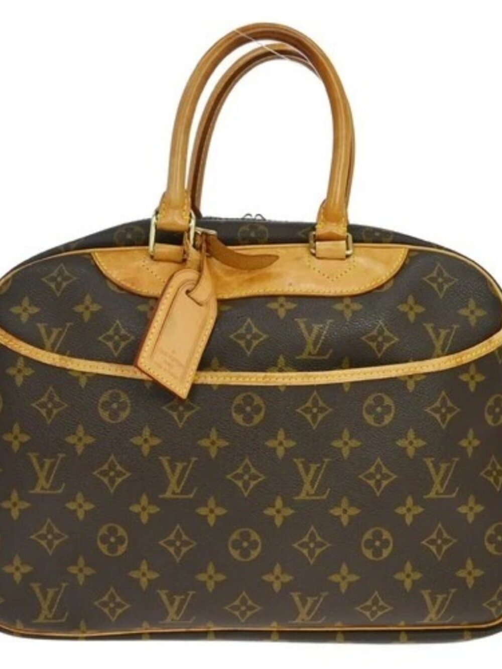 Best05 LOUIS VUITTON DEAUVILLE BOWLING BUSINESS HANDBAG MONOGRAM VI0050 RQ03744
